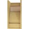 Ekena Millwork 11"W x 11"D x 22"H Wide Mayflower Rough Cedar Woodgrain TimberThane Corbel, Primed Tan CORUR11X11X22MAYRCPR - alternate 5